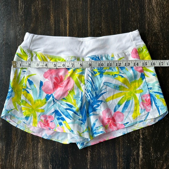 Athletic Works White Pink Floral Stretch Pull On. Size Large (10-12) - Picture 5 of 6